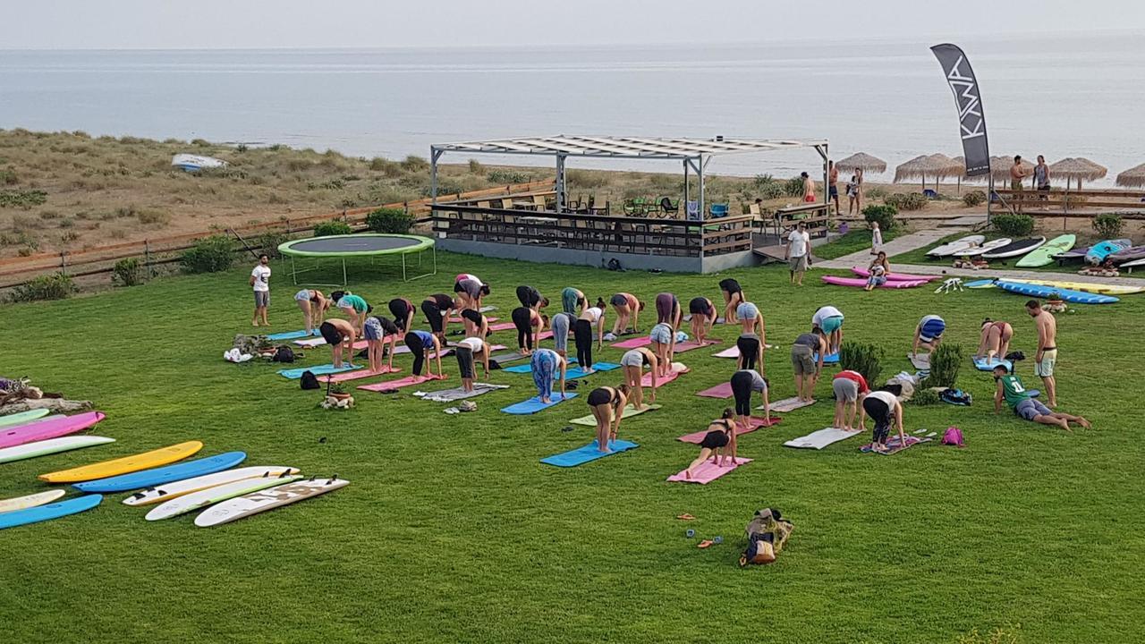 Ostria Hotel Kakovatos Beach Захаро Экстерьер фото